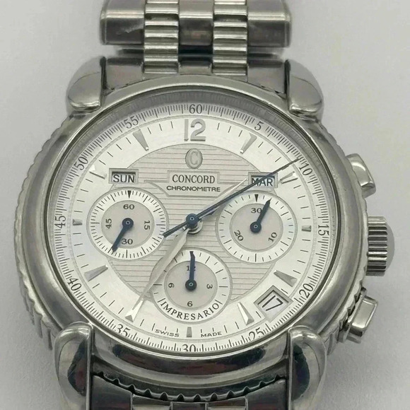 Concord Impresario Chronograph Chronometer Collectors Item Automatic - Picture 5 of 17